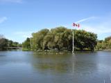 [Photo of an island in Victoria Park]