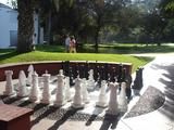 [Photo of big chessboard]