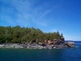 [Photo of island scenery from Fathom Five National Marine Park]