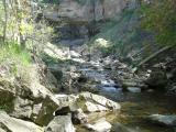 [Photo of Spencer Creek below Webster's Falls]