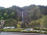 [Photo of Multnomah Falls from the highway]