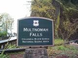 [Photo of Multnomah Falls sign]